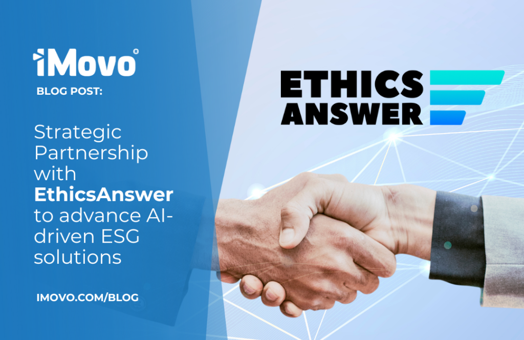 Strategic Partnership with EthicsAnswer to advance AI-Drive ESG Solutions