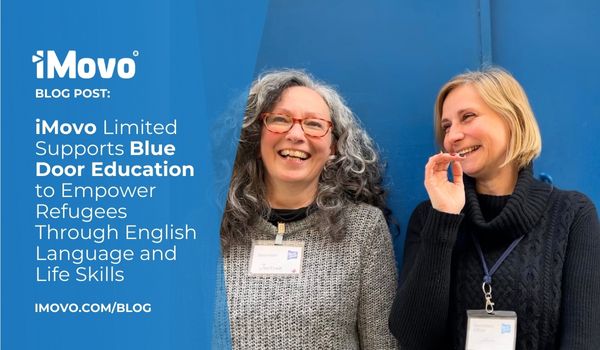 iMovo Limited Supports Blue Door Education to Empower Refugees Through Language and Life Skills